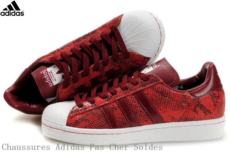 basket superstar rouge femme