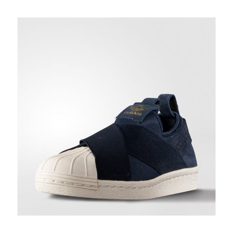 adidas superstar slip on Bleu homme