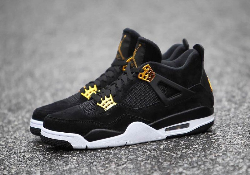 jordan noir et or