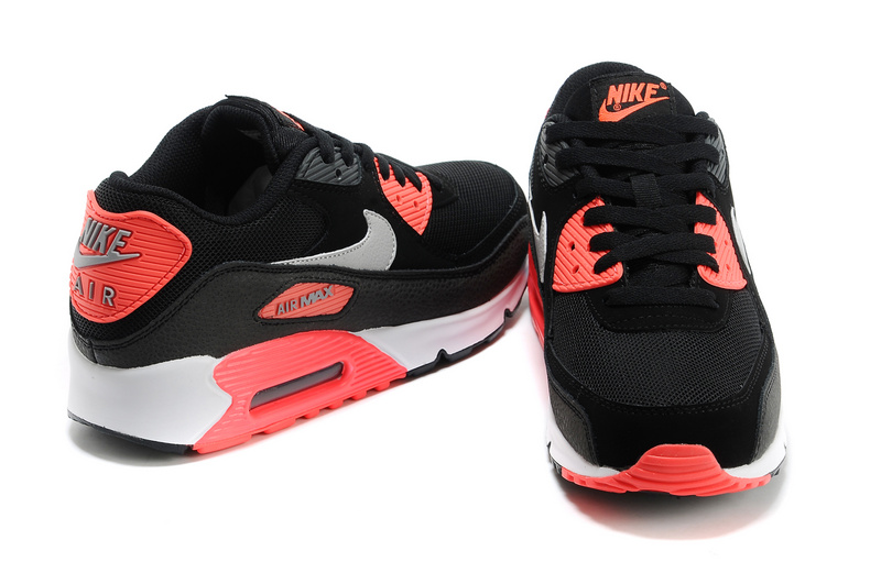 air max noir et orange fluo