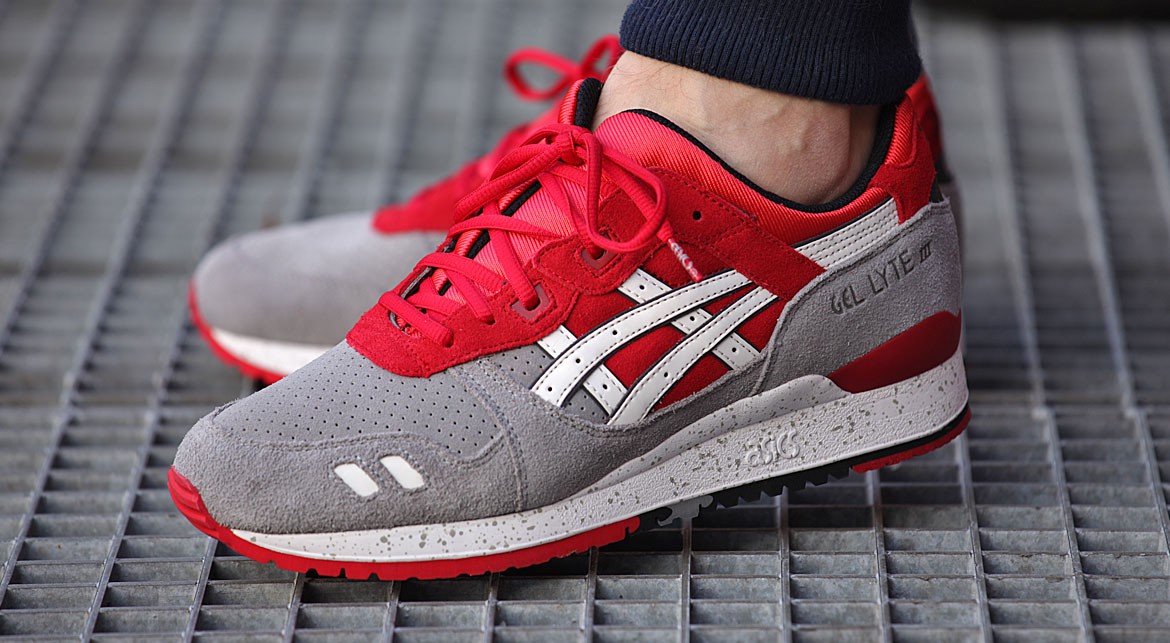 asics gel lyte 3 femme rouge