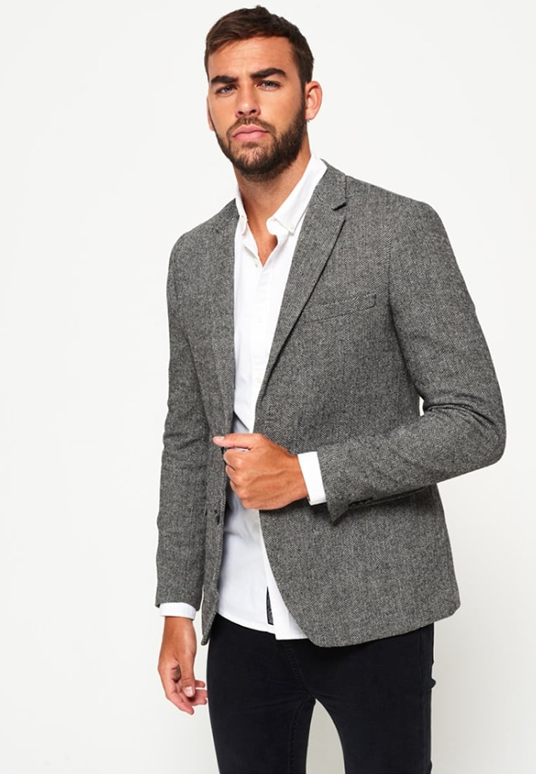 blazer laine homme